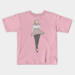 Beautiful lady Kids T-Shirt